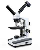 Vision Scientific VME0008-T-DG0.3 Digital Microscope, 40x-400x, LED Illumination with Intensity Control, Coarse and Fine Focus, 110V, 0.3MP Digital Eyepiece Camera, USB 2.0