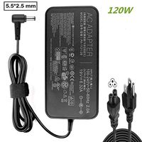 19V 6.32A 120W Laptop Adapter A15-120P1A PA-1121-28 AC Power Charger for Asus FX504 UX510UW N56J N56VM N56VZ N750 Laptop