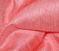Satin Shantung Solid Fabric 60" Wide Sold by The Yard (Coral)