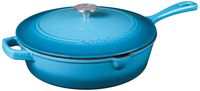 Cuisinart Cast Iron Chicken Fryer, Blue Gradient, 12"