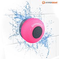 HyperGear H2O Water Resistant Wireless Indoor/Outdoor HD Shower Speaker, 6hrs Playtime, 3.0 Bluetooth Technology, Hands-free Speakerphone With Built-in Microphone For Calls/Playlist & Volume Control.
