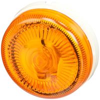 Grote 45413 Yellow 2 1/2" Surface-Mount Single-Bulb Clearance Marker Light