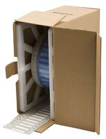 Brady PS-125-2-WT-2 1" Width x 0.235" Height, B-342 Heat-Shrink Polyolefin, Matte Finish White PermaSleeve Wire Marking Sleeve, One-Sided Printable (Pack of 5000)