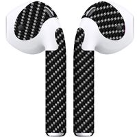 APSkins 2 Piece Printed Skins Wrap. Compatible with Apple Airpods (Carbon Fiber)