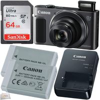 Canon PowerShot SX620 HS Digital Camera (Black) with Starter Accessory Bundle