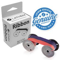 Lathem Mechanical Time Clock Ribbon, Nylon, For Use with Lathem Series 2000, 3000 and 4000, Red/Blue (7-2CN)