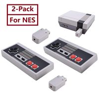 2-Pack NES Controller Wireless.Wireless Game Controller for NES Classic Edition.No-Wired Gamepad Joypad with Receiver Adapter for NES Classic Gaming System Console