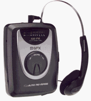 GPX C3132 AM/FM Cassette Player with Auto Reverse