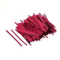 Saim Candy Bread Bags Packaging Twist Cable Tie 8cm Length 2400 Pcs Red