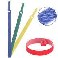 TAASINGEER Cable Ties Cord Organizer Reusable Cable Ties Cable Organizer Mini  7.9Inch 60 PCS 4Colors