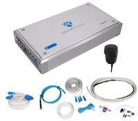 Rockville RXM-S30 Micro Marine/ATV Amplifier 2400w Peak 4 Channel 4x150W+Amp Kit