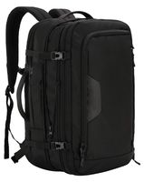 MIER Expandable Travel Backpack Waterproof Carry-on Weekender Bag, 40L, Black