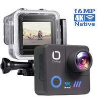 Matego Native 4K WiFi EIS Action Camera with 16MP Image Stabilization 170° Wide Angle Helmet Action Cam Waterproof Sport Camcorder 98ft Underwater Cameras for Diving Snorkeling,Accessories Kit