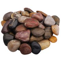 mookaitedecor 1 lb Bulk Natural Assorted Pebbles Stone Rough Crystals for Tumbling,Cabbing,Polishing,Wire Wrapping,Wicca & Reiki Crystal Healing