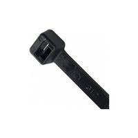Panduit PLT8LH-C120 Pan-Ty Cable Tie, Weather Resistant Nylon 12, Light-Heavy Cross Section, Straight Tip, 90lbs Min Tensile Strength, 8.0" Max Bundle Diameter, 0.075" Thickness, 0.30" Width, 27.6" Length, Black (Pack of 100)