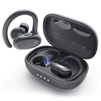 Wireless Earbuds Bluetooth 5.0 Headphones, AOPOY TWS Sports Wireless Earphones 60H Playtime IPX6 Waterproof with Touch Control and Charging Case for Running Sports Gym for iPhone Android, Gray