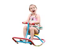 SLIDEWHIZZER Kids Rocking Chair Seesaw Rider: Safe Home Playground Backyard Equipment, Rocker Single Teeter Totter for Youth Junior Kids. (Kid First Seesaw)