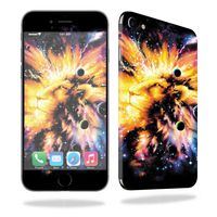 MightySkins Skin Compatible with Apple iPhone 7 - Leo Galaxy | Protective, Durable, and Unique Vinyl Decal wrap Cover | Easy to Apply, Remove, and Change Styles | Made in The USA