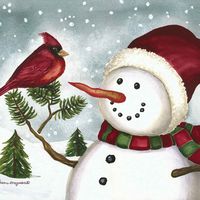 Hi-Look Microfiber Cleaning Cloth - Snowman & Robin