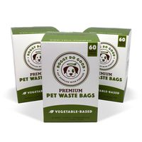 Biodegradable Poop Bags | Dog Waste Bags, Unscented, Vegetable-Based & Eco-Friendly, Premium Thickness & Leak Proof, Easy Detach & Open, Supports Rescues (3-Pack (180 ct))