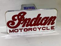 IDIAN MOTORCYCLES HITCH COVER RED RECT