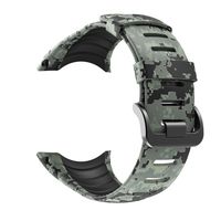 PATROHOO Suunto Core Strap, Rubber Replacement Watch Band for Suunto Core SS014993000,Transparent Camouflage