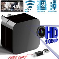 Bindouf Wireless Spy Camera, Phreilend Hidden Cameras USB Charger, Full HD 1080P Portable Small HD with Motion Detection | Video Record | Remote View with APP for Home and Office (Spy Camera)