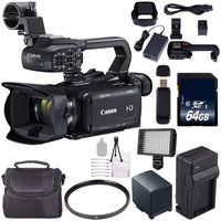 Canon XA11 Compact Full HD ENG Camcorder #2218C002 + 64GB Memory Card + BP-820 Replacement Lithium Ion Battery Bundle 1