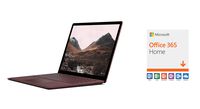 Microsoft Surface Laptop (Intel Core i5, 8GB RAM, 256GB) - Burgundy and Microsoft Office 365 Home