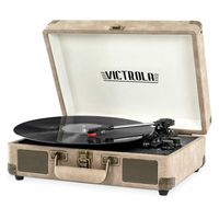 Victrola Bluetooth Suitcase Record Player with 3-Speed Turntable