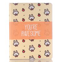 Meiliio mini 4 Screen Protector,Cute Cartoon PU Leather Lightweight Case Cover with Card Slots Smart Screen Protective Cover ONLY for iPad Mini 4