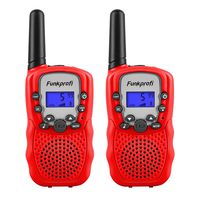 Funkprofi Walkie Talkies for Kids, Long Range 22 Channels HD Sound Two Way Radios with Belt Clip and Flashlight, Birthday Toy Gift for Boys & Girls Age 3-12 Years Old, Suitable for Outside Adventures