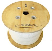 Infinity Cable CAT6A Screened Patch Cable cm, 1000 Feet, 650MHz U/FTP, 28AWG, 100% Pure Copper, Bulk Cable Reel, White