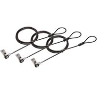 Kensington N17 Dell Cable Lock for Laptops with Wedge Lock Slot (K64442WW) / 3 Locks