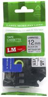 LM Tapes - Premium 1/2" Black Print on Matte Silver Label Compatible with P-Touch TZe-M931 Tape and Comes with a Great Tape Color/Size Guide for Easy reordering.