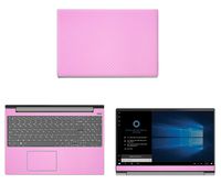 decalrus - Protective Decal for Lenovo IdeaPad 330s (15.6" Screen) Laptop Pink Carbon Fiber Skin case Cover wrap CFlenovoIdeapad330s_15Pink