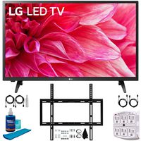 LG 43LM5000PUA 43" LED FHD 1080p TV (2019) w/Wall Mount Bundle Includes, Deco Mount Flat Wall Mount Kit, 2X 6ft HDMI Cable, SurgePro 6-Outlet Surge Adapter w/Night Light and Universal Screen Cleaner