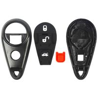 qualitykeylessplus Replacement Keyless Entry 4 Button Case and Pad for Subaru FCC ID NHVWB1U711 or CWTWB1U819