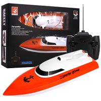 Remote Control Boat, 2.4GHz Remote Control Boat for Pool and Lakes, Electric RC Boat 180 Degree Auto Flip Recovery, High Speed Remote Boat Toys for Boys & Girls - Best Gifts for Adults & Kids