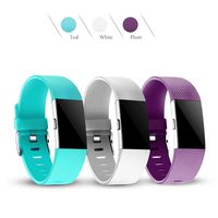 For Fitbit Charge 2 Bands,Replacement Accessory Wristbands for Fitbit Charge 2 HR,Small,Women Men,Teal,Plum,White