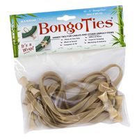 BongoTies Natural Color Bongo Ties B5-02 ~ 10 Pack ~ Handy Ties for Cables and Other Unruly Items