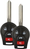 Discount Keyless Replacement Uncut Trunk Car Remote Fob Key Combo Compatible with CWTWB1U816, ID 46 (2 Pack)
