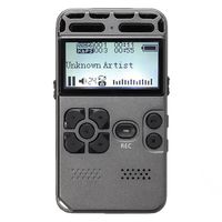 SODIAL 64G Rechargeable LCD Digital Audio Sound Voice Recorder dictaphone MP3 Player