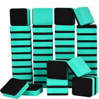 48 Pieces Whiteboard Magnetic Erasers Dry Erase Erasers White board Erasers for Home Classroom Office Use (Green)
