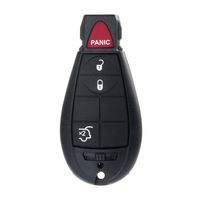 ECCPP Replacement fit for Uncut 433MHz Keyless Entry Remote Key Fob Chrysler Dodge Jeep Series M3N5WY783X (Pack of 1)