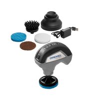 Dremel Versa Cleaning Tool- Grout Brush- Bathroom Shower Scrub- Kitchen & Bathtub Cleaner- Power Scrubber for Tile, Pans, Stoves, Tubs, Sinks Auto, Grills- PC10-02