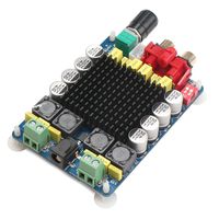 REES52 TDA7498 2X100W Dual Channel Class D Audio Amplifier Board, DC 24V Digital Stereo Power Amp Module for 8Ω Subwoofer Computer Speaker Motorcycle