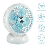 Cozime Portable USB Fan Mini Desktop Desk Table Electric Rechargeable Fan for laptop room office outdoor travel
