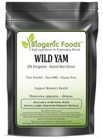 Wild Yam - 20% Diosgenine - Natural Root Fine Powder Extract (Dioscorea opposita - Chinese), 1 kg