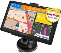 YoJetSing GPS Navigation for Car, Truck GPS 7 Inch HD GPS Navigation, Built-in 256MB+8GB Vehicle Navigation System, Voice Reminding, Free Lifetime Maps, Pre-Installed 2019 USA+Canada+Mexico Maps
